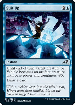Suit Up (Kamigawa: Neon Dynasty) Near Mint Foil