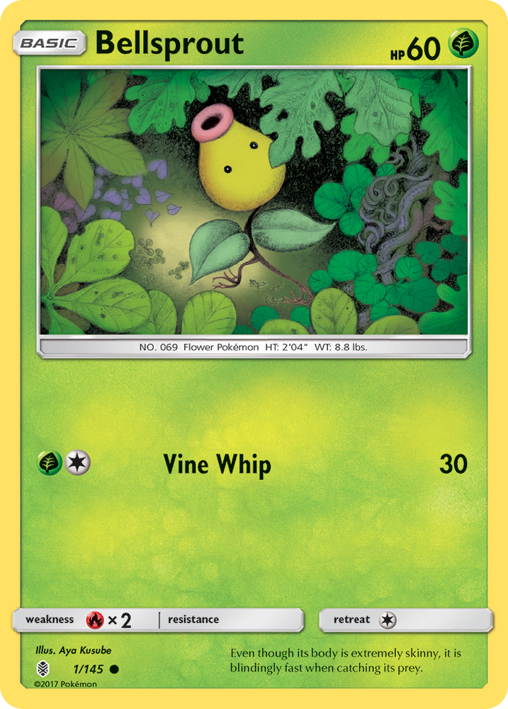 Bellsprout (1/145) [Sun &amp; Moon: Guardians Rising] 