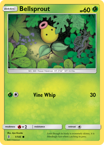 Bellsprout (1/145) [Sun &amp; Moon: Guardians Rising] 