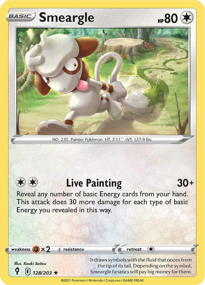 Smeargle (128/203) [Épée et bouclier : Cieux en évolution] 