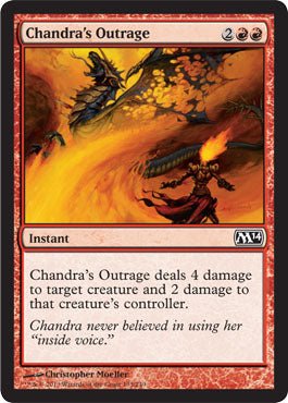 Chandra's Outrage (Magic 2014 Core Set) Near Mint - Nick Nack's Full Frontal Attack