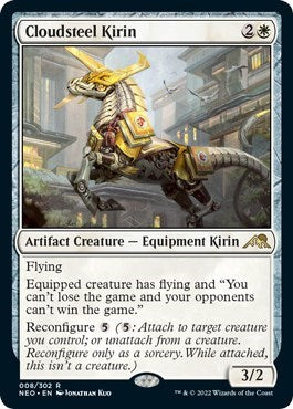 Cloudsteel Kirin (Kamigawa: Neon Dynasty) Near Mint Foil
