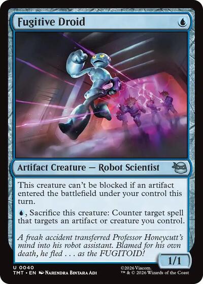 Fugitive Droid (Teenage Mutant Ninja Turtles) Near Mint Foil