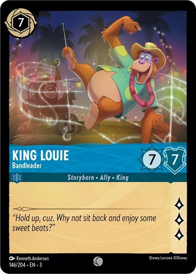 King Louie - Bandleader (Into the Inklands) Near Mint - Nick Nack's Full Frontal Attack