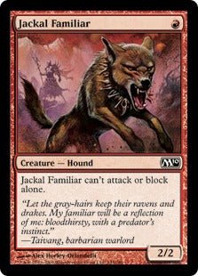 Jackal Familiar (Magic 2010 Core Set) Near Mint - Nick Nack's Full Frontal Attack