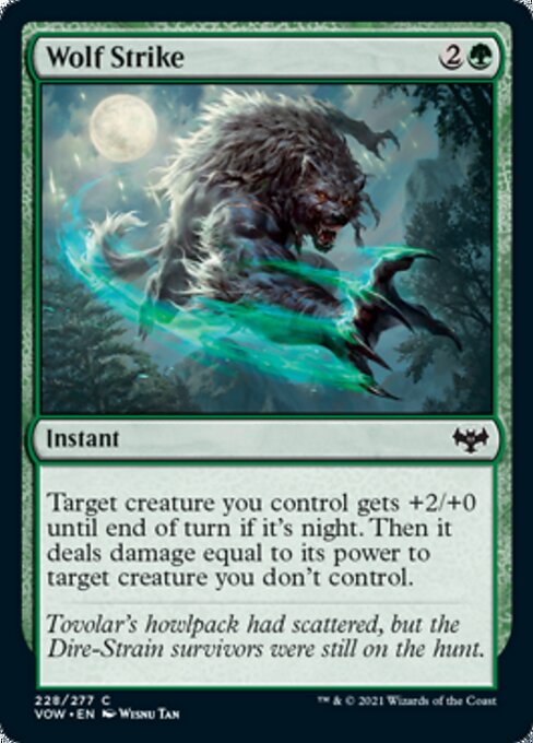 Wolf Strike (Innistrad: Crimson Vow) Near Mint