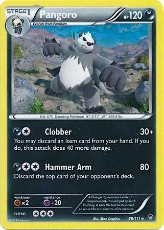 Pangoro - 68/111 (Cracked Ice Holo) (Deck Exclusives) Medium Play Holofoil - Nick Nack's Full Frontal Attack