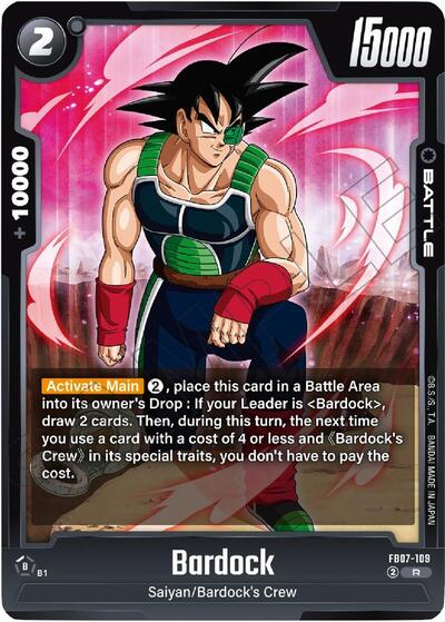 Bardock (Wish For Shenron) Near Mint Holofoil - Nick Nack's Full Frontal Attack