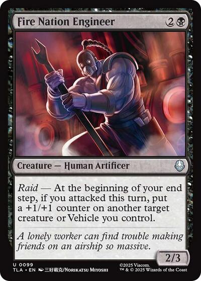 Fire Nation Engineer (Avatar: The Last Airbender) Near Mint - Nick Nack's Full Frontal Attack