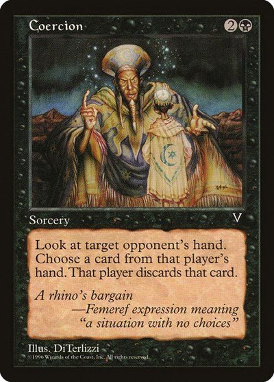 Coercion (Visions) Light Play - Nick Nack's Full Frontal Attack