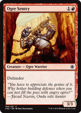 Ogre Sentry (Conspiracy: Take the Crown) Near Mint - Nick Nack's Full Frontal Attack