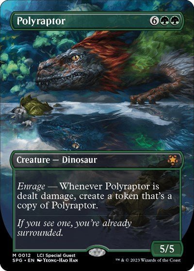 Polyraptor (Borderless) (Special Guests) Near Mint Foil - Nick Nack's Full Frontal Attack