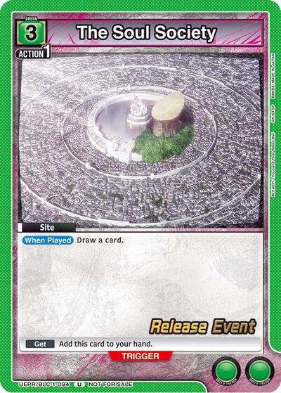 The Soul Society (BLEACH: Thousand-Year Blood War Release Event Cards) Near Mint - Nick Nack's Full Frontal Attack