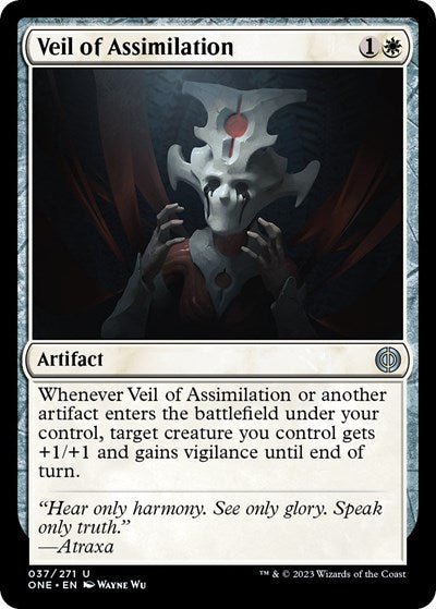 Veil of Assimilation (Phyrexia: All Will Be One) Near Mint - Nick Nack's Full Frontal Attack