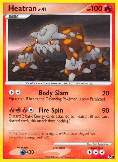 Heatran (POP Series 8) Light Play - Nick Nack's Full Frontal Attack