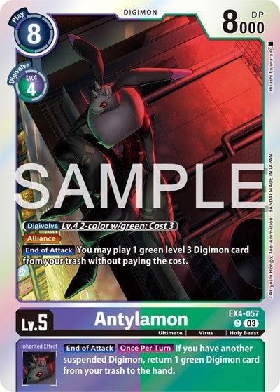 Antylamon (Reprint) (Starter Deck 17: Double Typhoon Advanced Deck Set) Near Mint Foil
