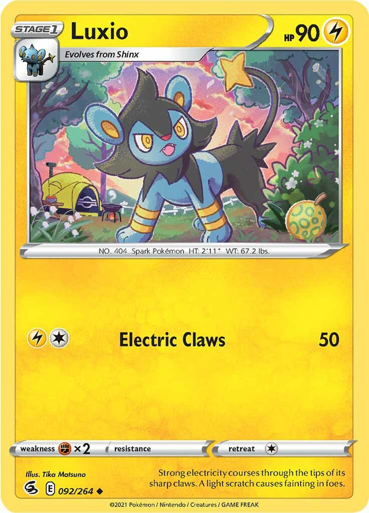 Luxio (092/264) [Espada y escudo: Golpe de fusión] 