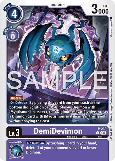 DemiDevimon (Official Store Tournament 2026 Vol. 3 Participant) (Digimon Promotion Cards) Near Mint
