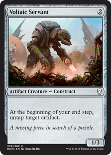 Voltaic Servant (Dominaria) Near Mint - Nick Nack's Full Frontal Attack
