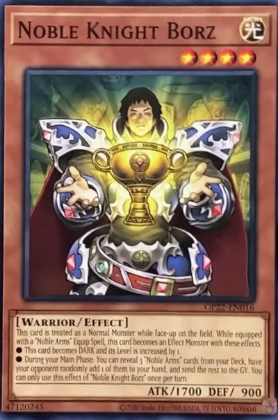 Noble Knight Borz (OTS Tournament Pack 22) Light Play Unlimited