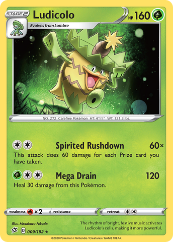 Ludicolo (9/192) [Espada y escudo: Choque rebelde] 