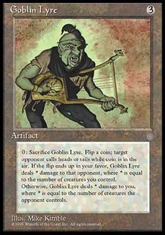 Goblin Lyre (Ice Age) Light Play - Nick Nack's Full Frontal Attack