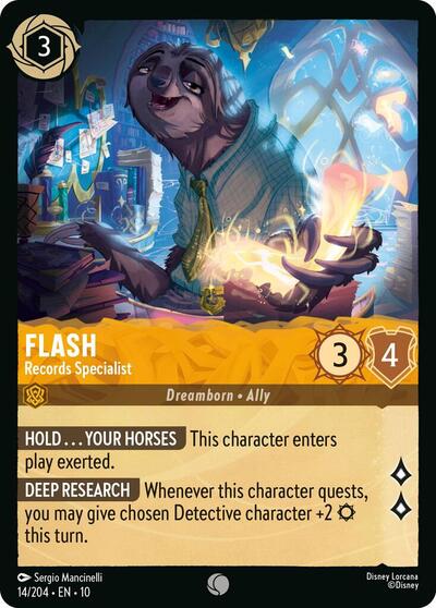 Flash - Records Specialist (Whispers in the Well) Near Mint - Nick Nack's Full Frontal Attack