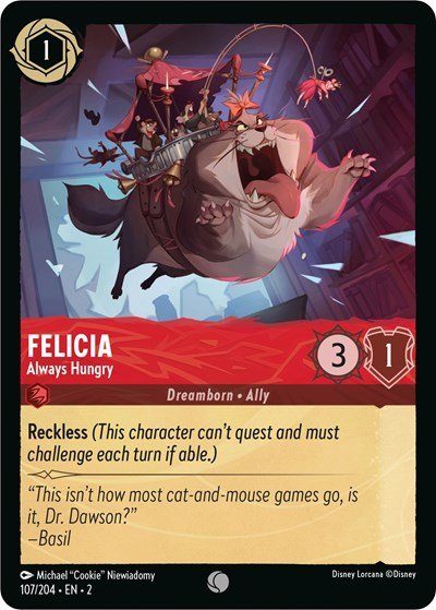Felicia - Always Hungry (Rise of the Floodborn) Near Mint - Nick Nack's Full Frontal Attack