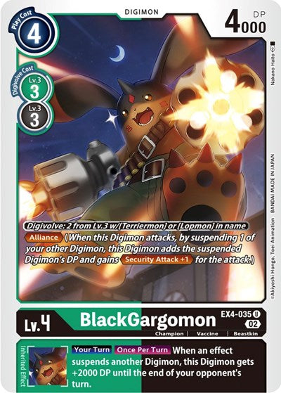BlackGargomon (Alternative Being Booster) Near Mint