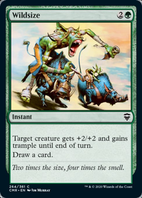 Wildsize (Commander Legends) Near Mint - Nick Nack's Full Frontal Attack