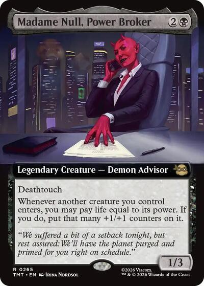 Madame Null, Power Broker (Extended Art) (Teenage Mutant Ninja Turtles) Near Mint Foil