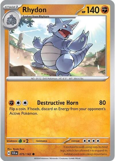 Rhydon (SV07: Stellar Crown) Near Mint