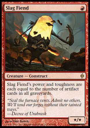 Slag Fiend (New Phyrexia) Near Mint