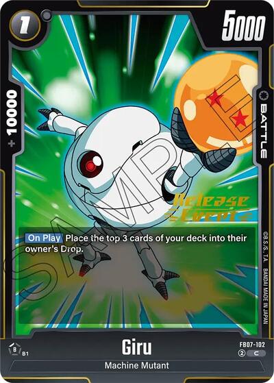 Giru (Wish For Shenron Release Event Cards) Near Mint
