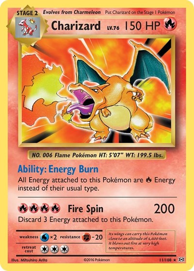 Charizard (XY - Evolutions) Near Mint Holofoil