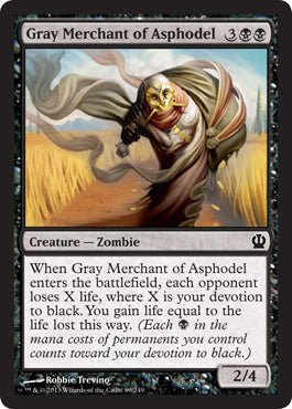 Gray Merchant of Asphodel (Theros) Near Mint - Nick Nack's Full Frontal Attack
