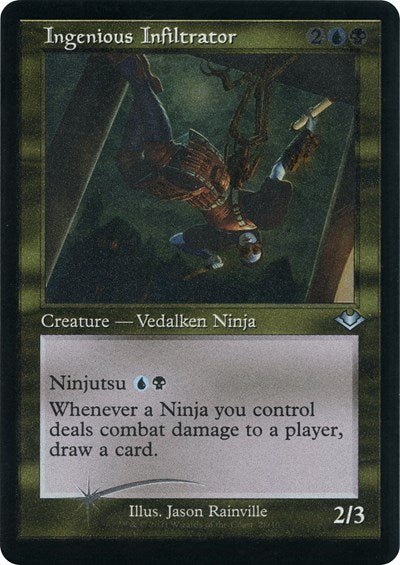 Ingenious Infiltrator (Retro Frame) (Foil Etched) (Modern Horizons 1 Retro Frames) Near Mint Foil - Nick Nack's Full Frontal Attack
