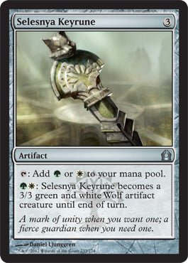 Selesnya Keyrune (Return to Ravnica) Near Mint - Nick Nack's Full Frontal Attack