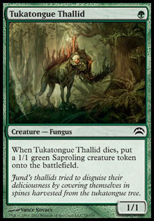 Tukatongue Thallid (Planechase 2012) Near Mint - Nick Nack's Full Frontal Attack