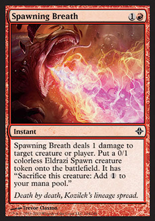 Spawning Breath (Rise of the Eldrazi) Light Play