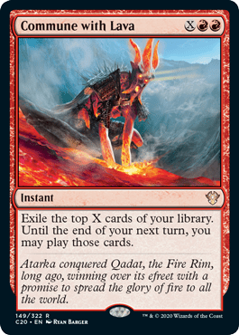 Commune with Lava (Commander 2020 Ikoria) Near Mint - Nick Nack's Full Frontal Attack