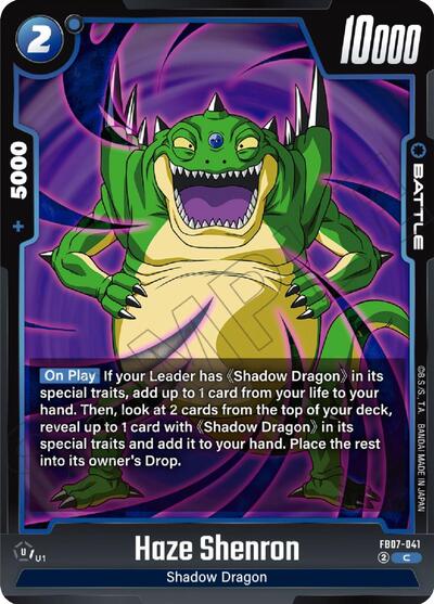 Haze Shenron (Wish For Shenron) Near Mint - Nick Nack's Full Frontal Attack