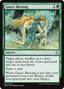 Gaea's Blessing (Duel Decks: Nissa vs Ob Nixilis) Near Mint