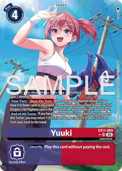 Yuuki (Alternate Art) (Dawn of Liberator) Near Mint