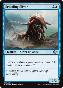 Scuttling Sliver (Modern Horizons) Near Mint - Nick Nack's Full Frontal Attack