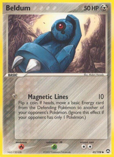 Beldum (Power Keepers) Light Play - Nick Nack's Full Frontal Attack