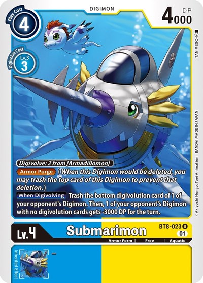 Submarimon (New Awakening) Near Mint