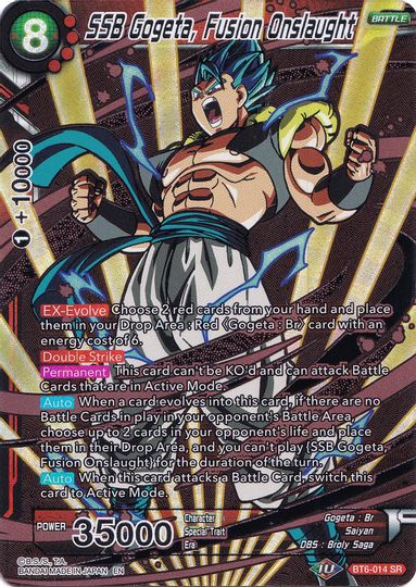 SSB Gogeta, Fusion Onslaught (Collector's Selection Vol. 1) (BT6-014) [Tarjetas de promoción] 