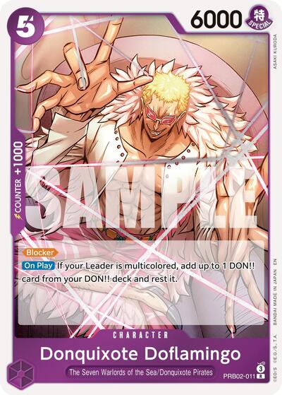 Donquixote Doflamingo (Premium Booster -The Best- Vol. 2) Near Mint Foil