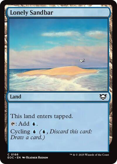 Lonely Sandbar (Commander: Edge of Eternities) Near Mint - Nick Nack's Full Frontal Attack